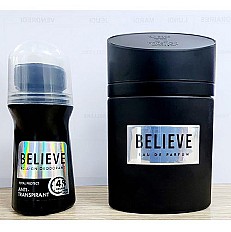 Believe Parfum + Anti-Transpirant + Sac - pour Homme 80 ml