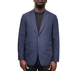 Blazer Hommes élégants carraux - Bleu