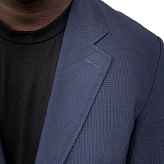 Blazer Hommes élégants carraux - Bleu