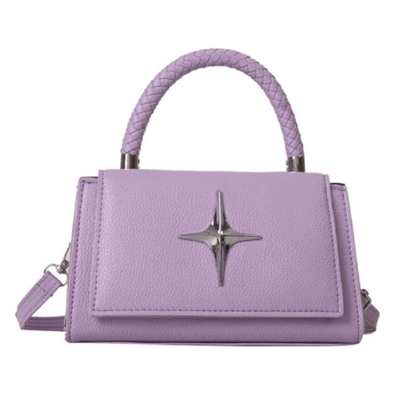 UYXIILU - Petit Sac à Bandoulière Carré pour Femme Violet