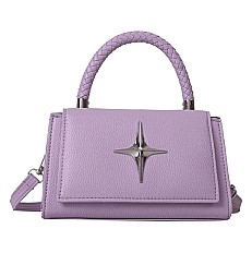 UYXIILU - Petit Sac à Bandoulière Carré pour Femme Violet