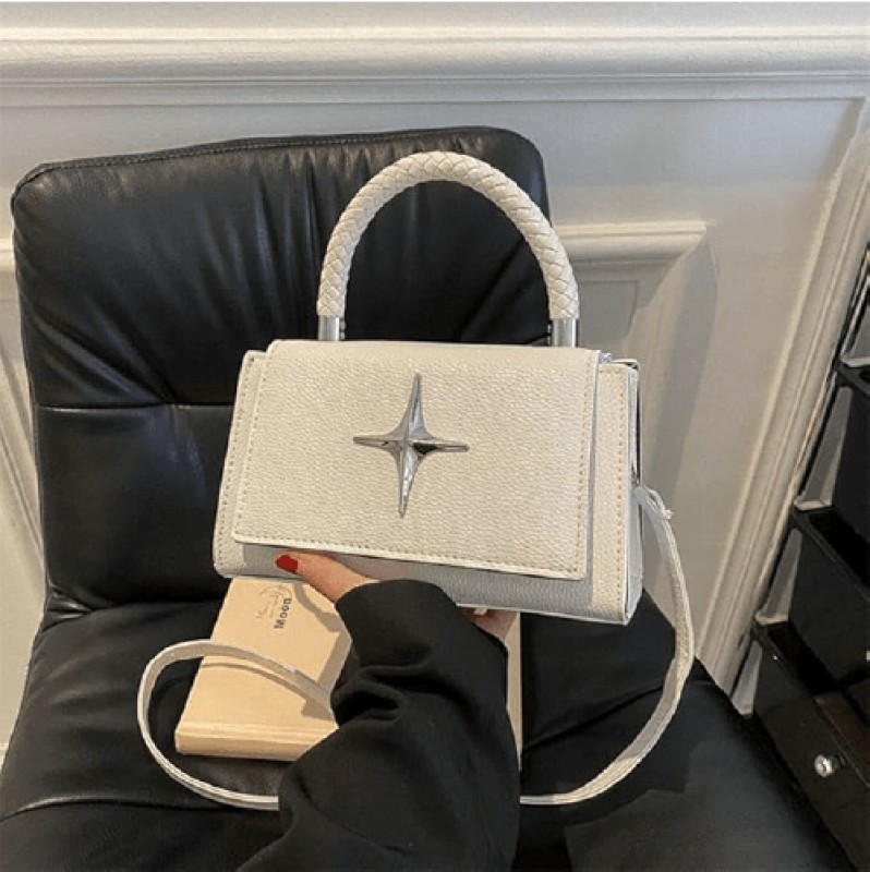 UYXIILU - Sac à Bandoulière pour Femme Blanc