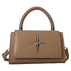 UYXIILU - Sac Carré pour Femme à Bandoulière Kaki