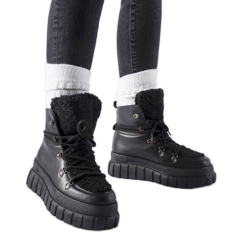 Chaussures Bottes Montantes - Noir