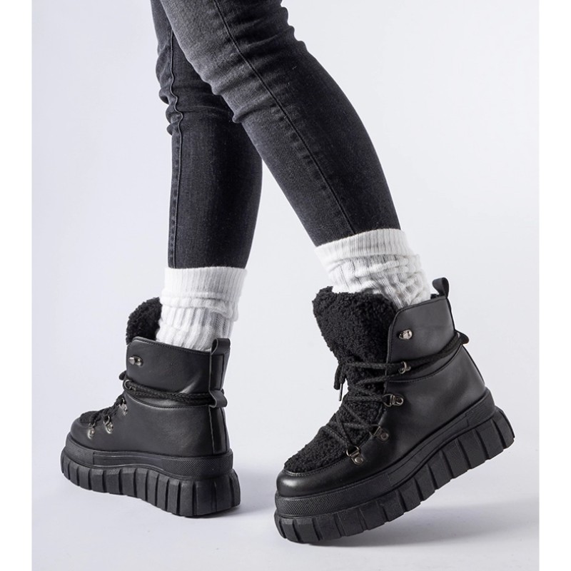 Chaussures Bottes Montantes - Noir