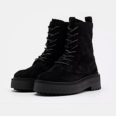 Chaussure Bottines à Lacets pour Hommes en Cuir