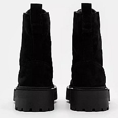 Chaussure Bottines à Lacets pour Hommes en Cuir