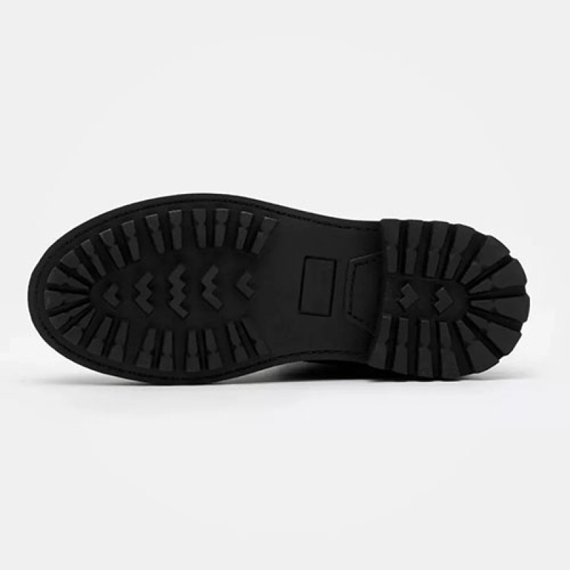 Chaussure Bottines à Lacets pour Hommes en Cuir