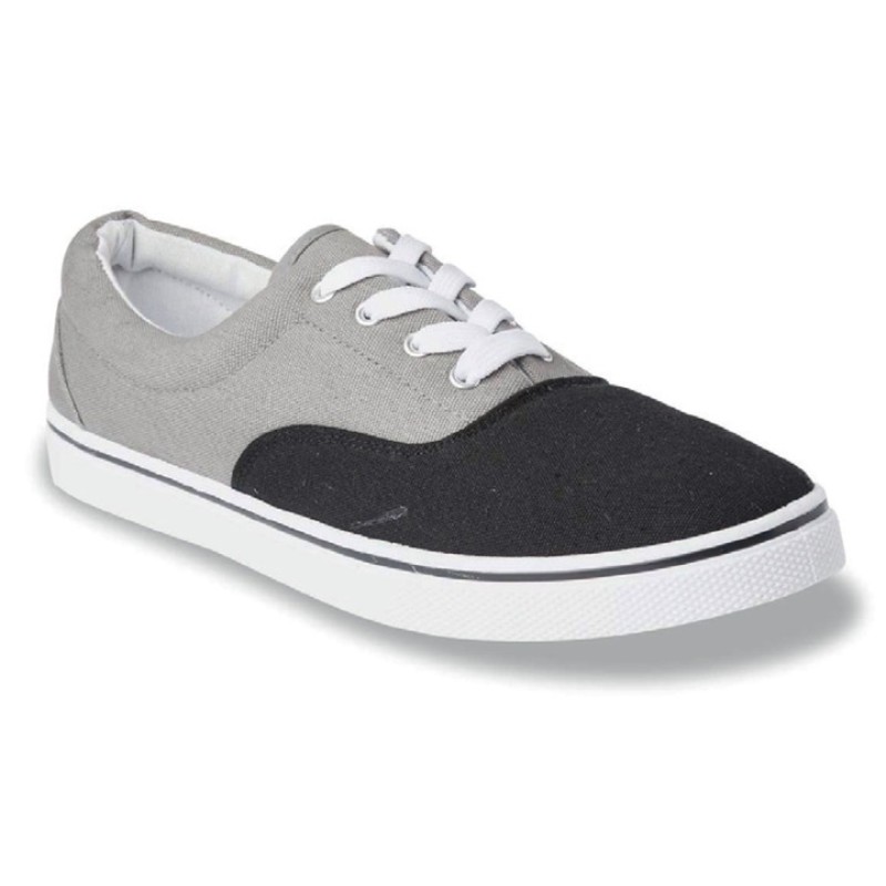 Chaussure Baskets Enfant à Lacets - Noir/Gris