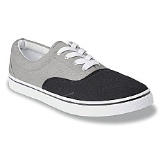 Chaussure Baskets Enfant à Lacets - Noir/Gris