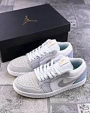Chaussure Baskete Air Jordan 1 low - Blanc