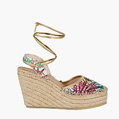 Sandales Espadrilles Tropicales Hibiscus - Femme