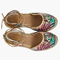 Sandales Espadrilles Tropicales Hibiscus - Femme