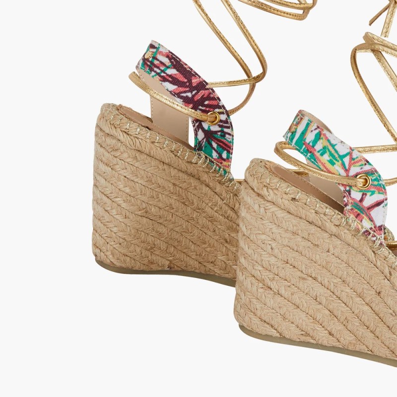 Sandales Espadrilles Tropicales Hibiscus - Femme