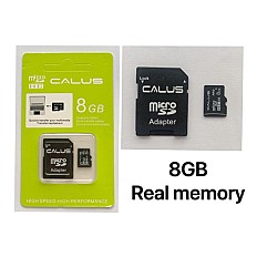 Calus Carte Mémoire Micro SD - 8GB + Adaptateur SD