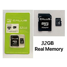 Calus Carte Mémoire Micro SD - 32GB + Adaptateur SD