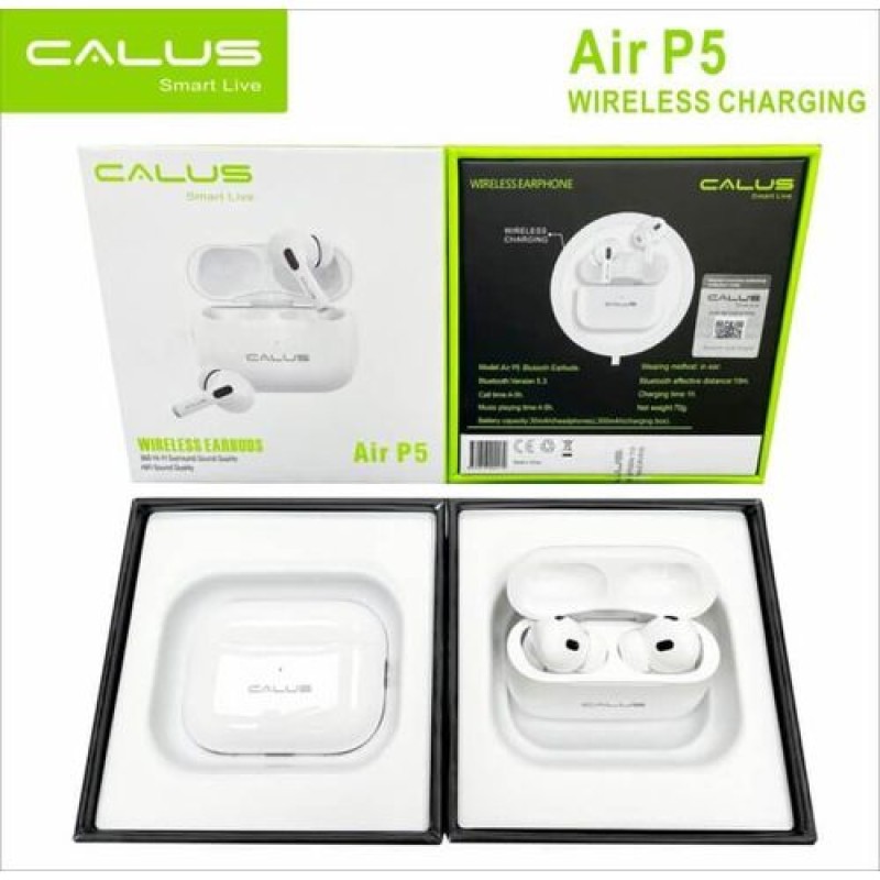 Calus Écouteur Bluetooth AIR P5 - Blanc