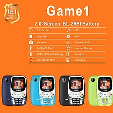 Téléphone SAMHE Game 1 Dual SIM Radio FM - Bleu