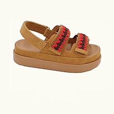Sandales Compensées Confortable - Marron