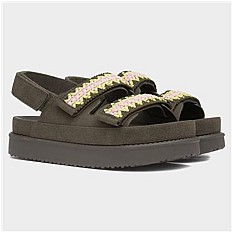 Sandales Compensées Confortable - Vert