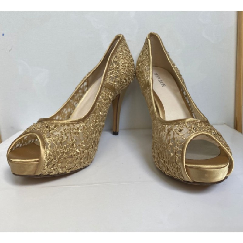 Chaussures à Talons Hauts Pour Femmes - Or
