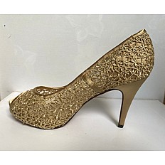 Chaussures à Talons Hauts Pour Femmes - Or