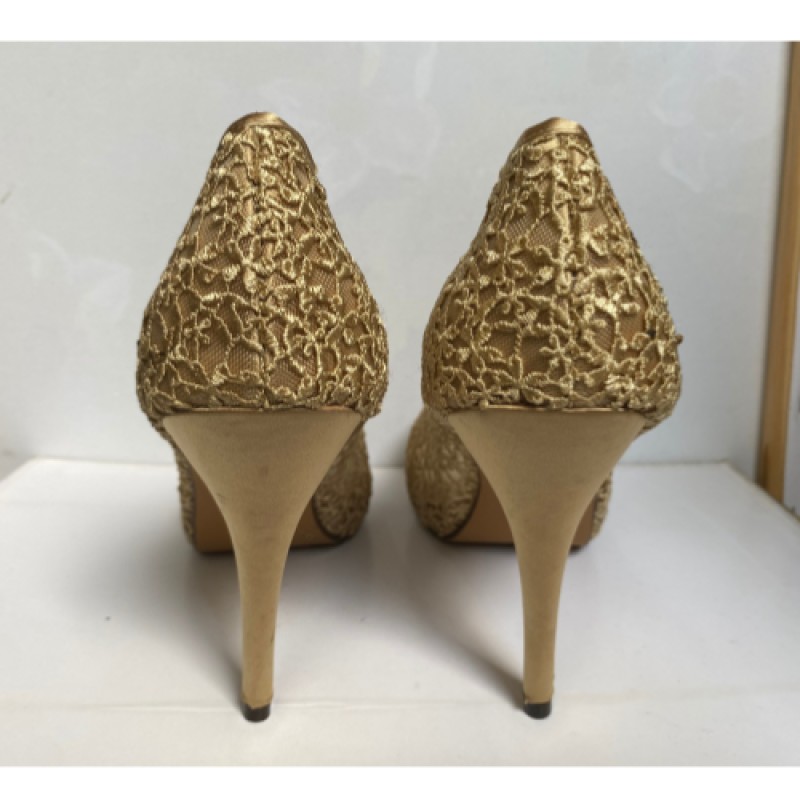 Chaussures à Talons Hauts Pour Femmes - Or