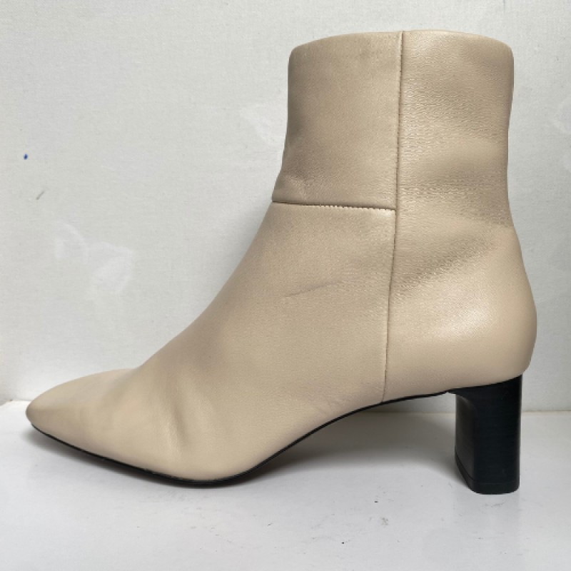 WHO WHAT WEAR Bottines à Talons Mode Femme - Beige