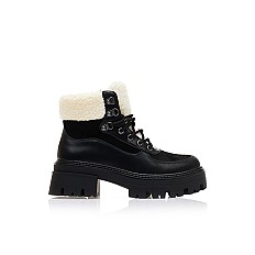 Manoukian Paris - Chaussure Montante en Daim - Noir