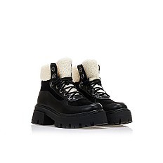 Manoukian Paris - Chaussure Montante en Daim - Noir