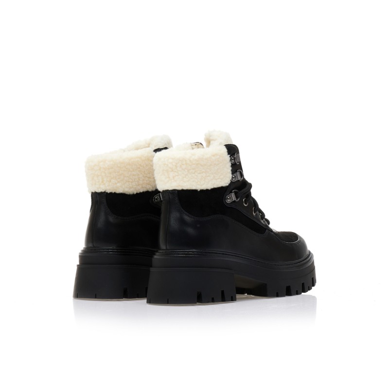 Manoukian Paris - Chaussure Montante en Daim - Noir
