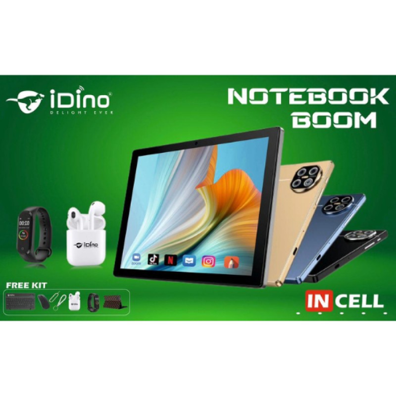 Idino Notebook Boom – 512GB ROM – 8GB RAM  – Dual Sim