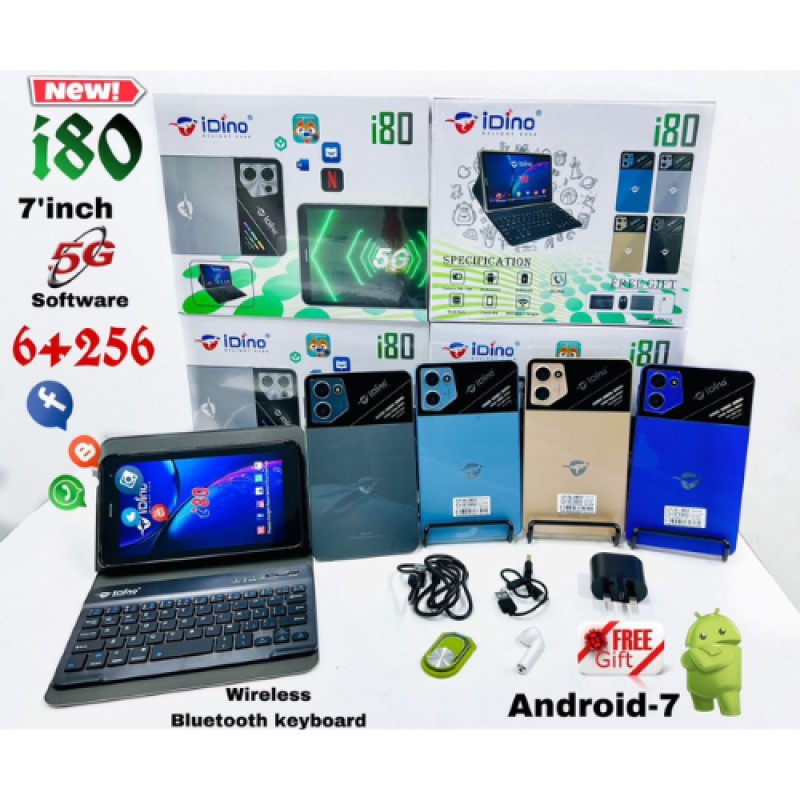 Tablette Android Idino i80 – ROM 256 Go – RAM 6 Go – 1 SIM