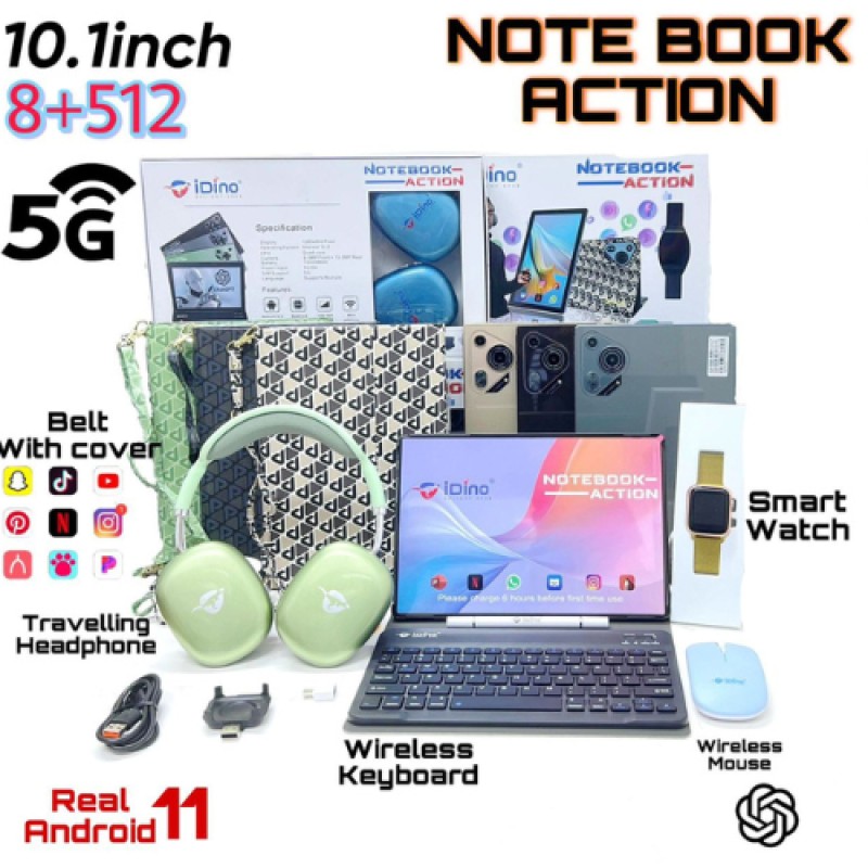 Idino Tablettes Notebook Action - Noir