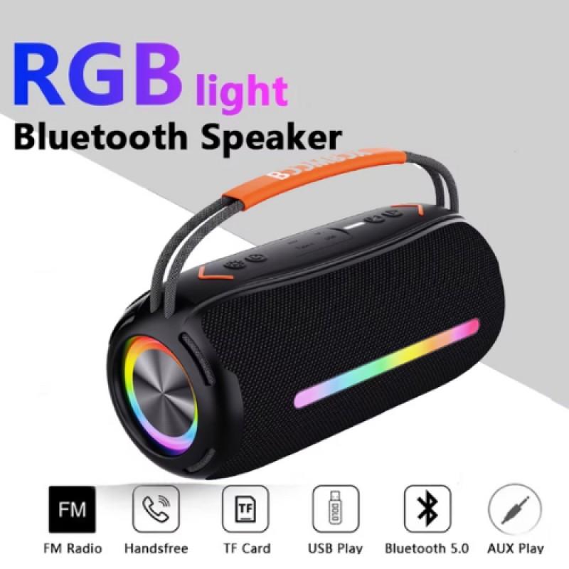 Calus Haut-Parleur Bluetooth Sans Fil - Wireless Speaker S69 Pro LED RGB  - Noir