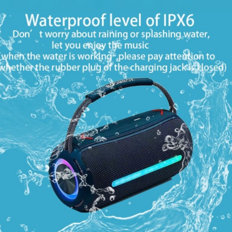 Calus Haut-Parleur Bluetooth Sans Fil - Wireless Speaker S69 Pro LED RGB  - Noir