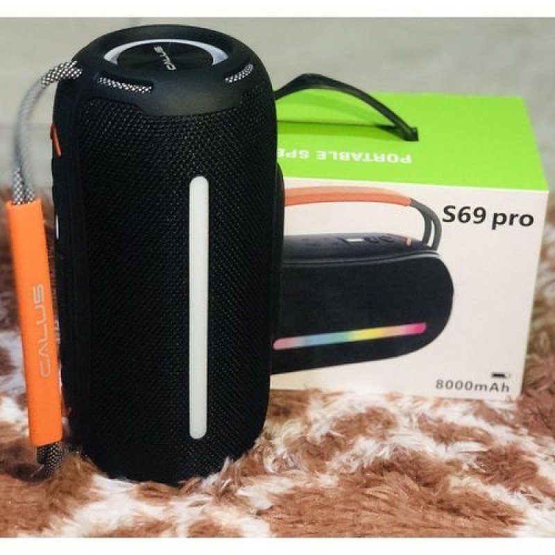 Calus Haut-Parleur Bluetooth Sans Fil - Wireless Speaker S69 Pro LED RGB  - Noir