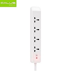 Calus Rallonge T04-Y – Multiprise 4 Prises + 4 Ports USB avec Régulateur de Tension