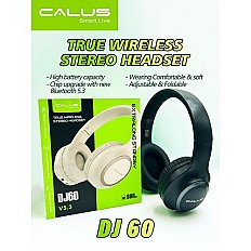 Casque Bluetooth CALUS DJ60 – Wireless & Confort Haut de Gamme